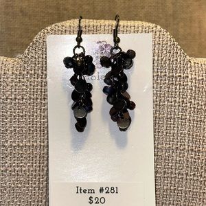 Unique Vintage Beaded Earrings #281 Handmade by Violette Grace